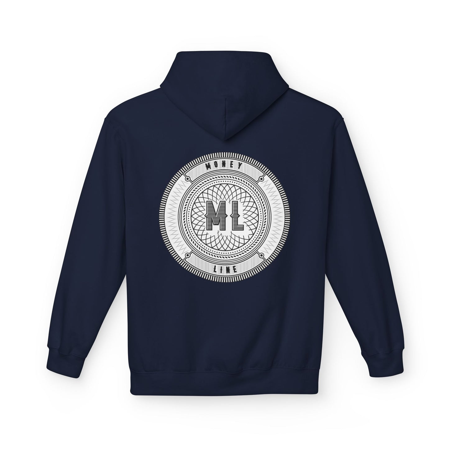 Moneyline Unisex Fleece Hoodie, Cozy Hoodie for Sports Fans, Casual Wear, Unique Gift for Gamers, Fashionable Streetwear