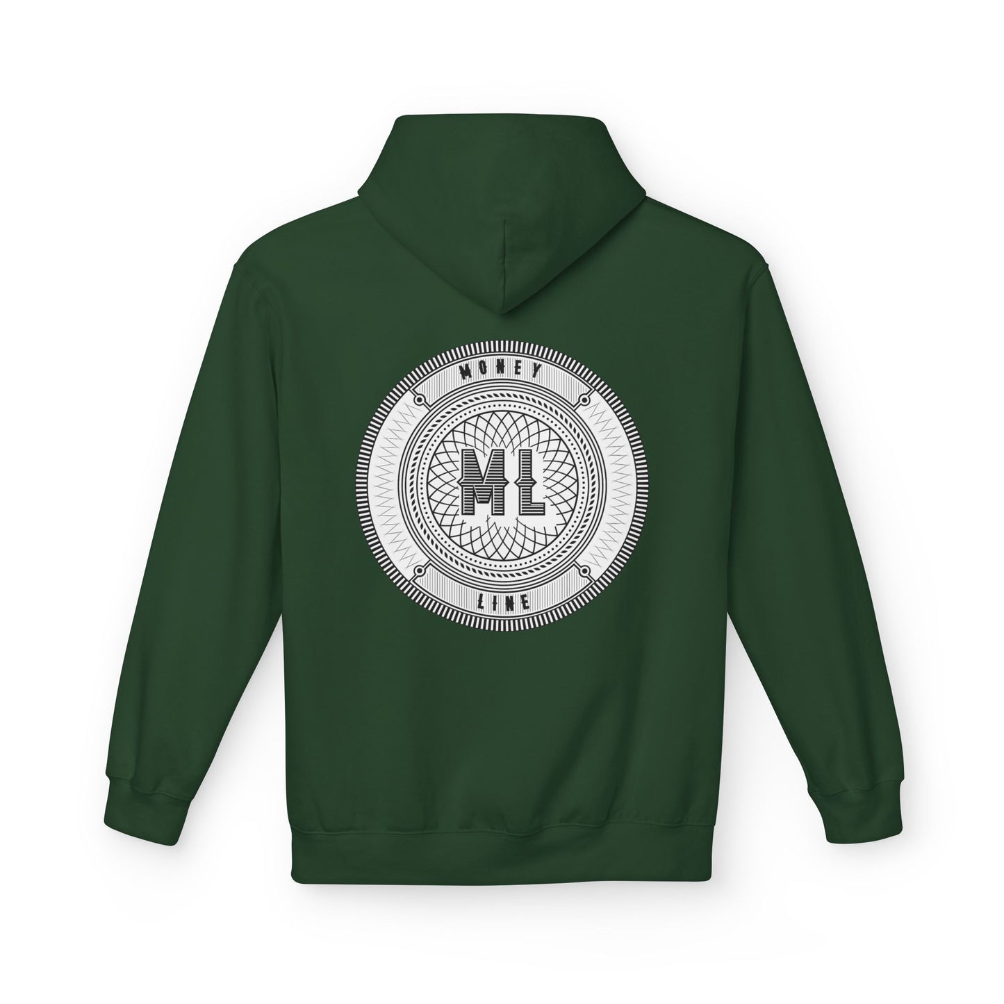 Moneyline Unisex Fleece Hoodie, Cozy Hoodie for Sports Fans, Casual Wear, Unique Gift for Gamers, Fashionable Streetwear