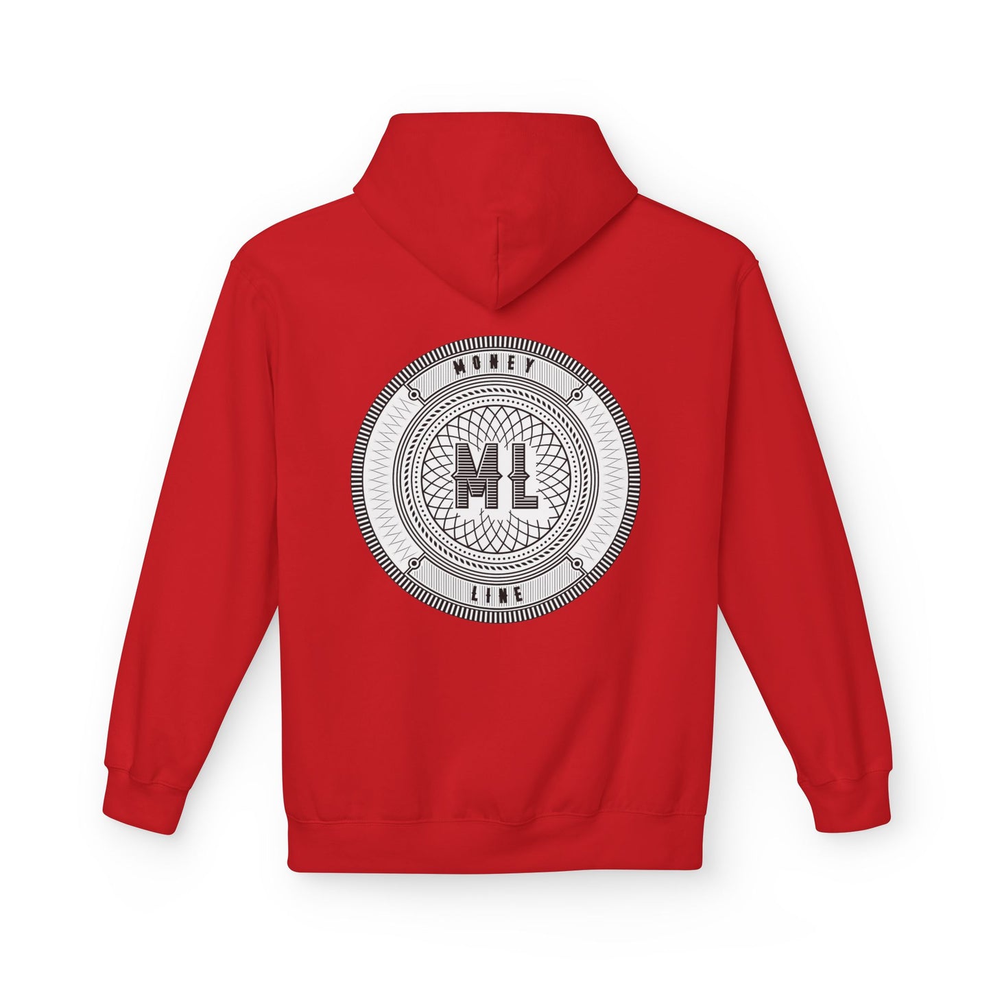 Moneyline Unisex Fleece Hoodie, Cozy Hoodie for Sports Fans, Casual Wear, Unique Gift for Gamers, Fashionable Streetwear