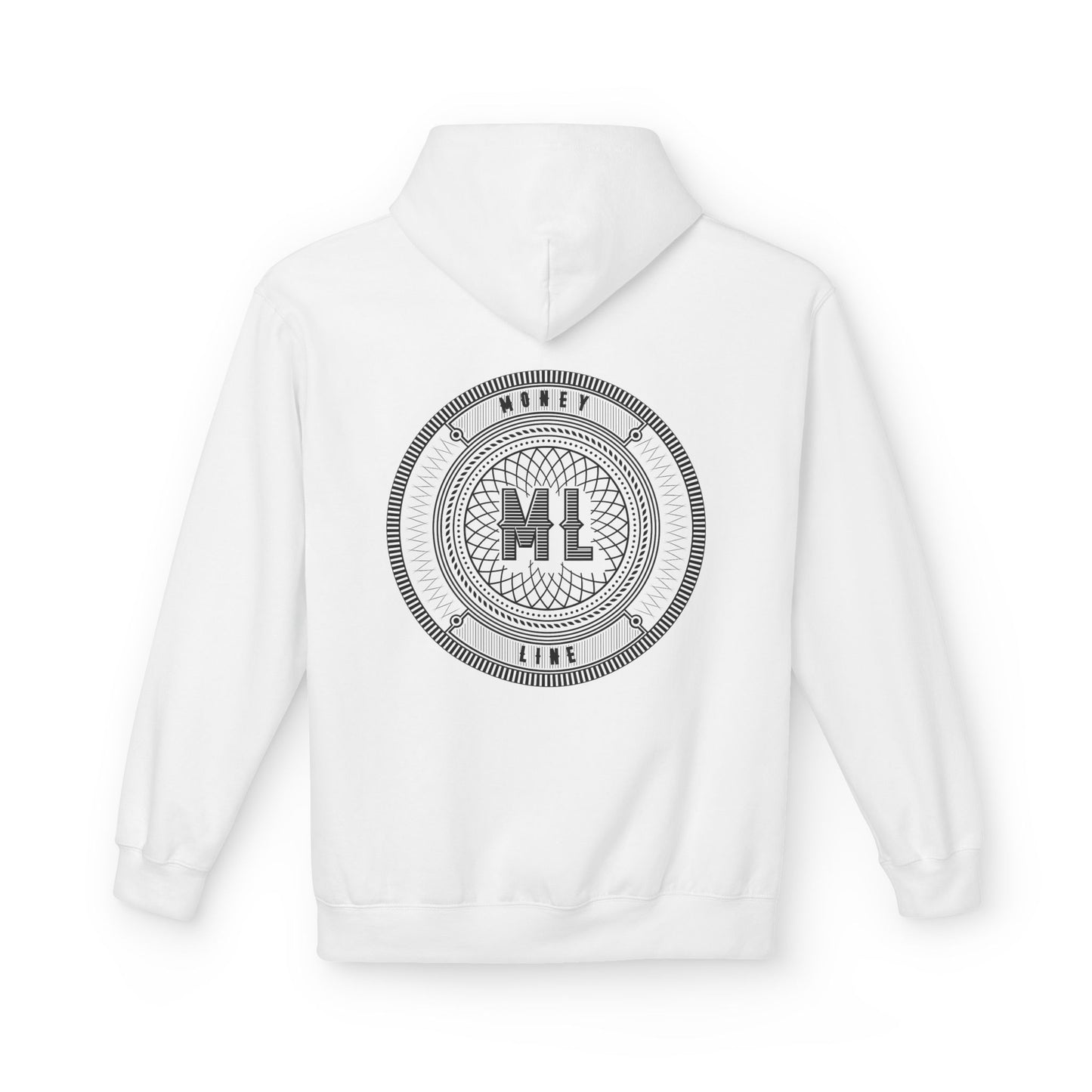 Moneyline Unisex Fleece Hoodie, Cozy Hoodie for Sports Fans, Casual Wear, Unique Gift for Gamers, Fashionable Streetwear