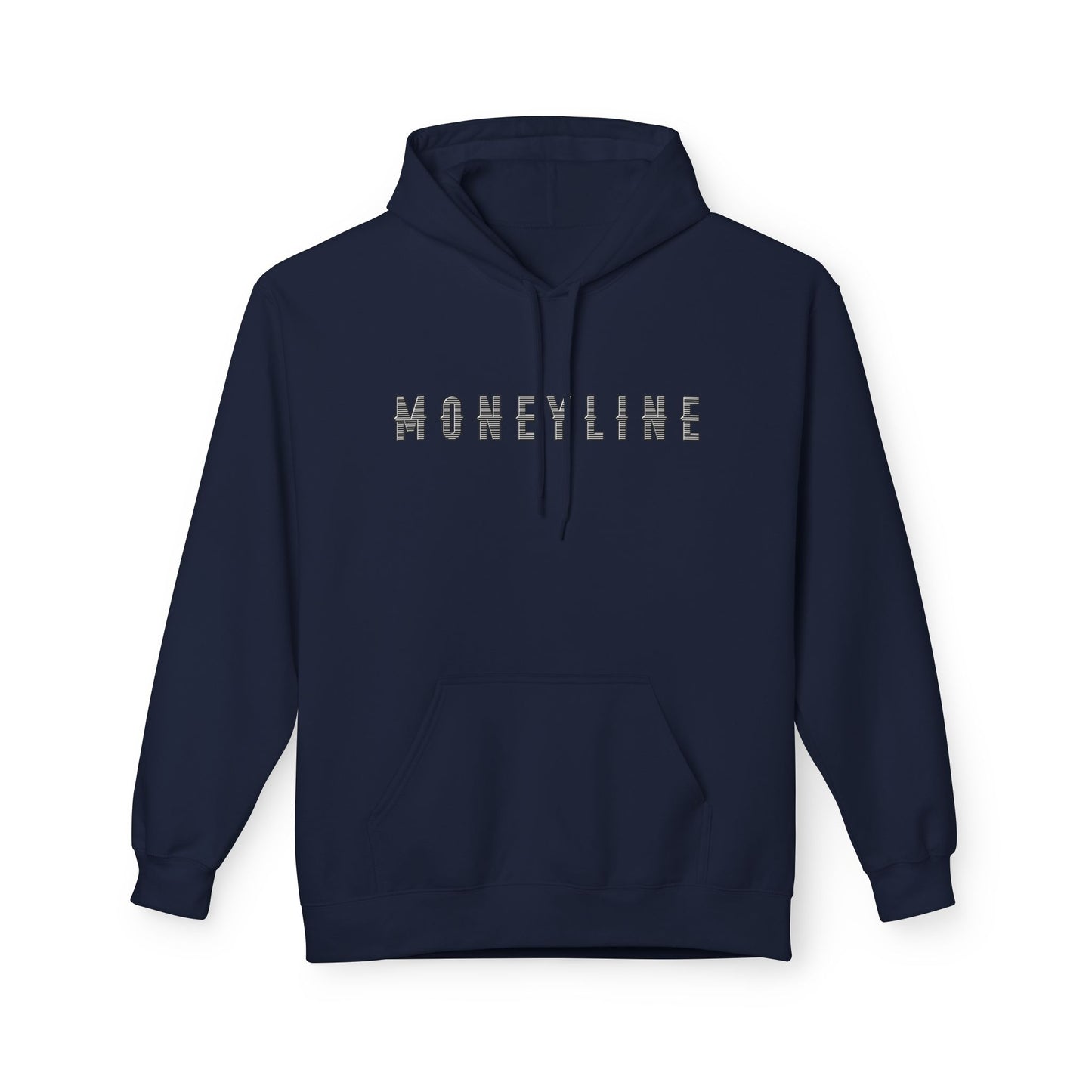 Moneyline Unisex Fleece Hoodie, Cozy Hoodie for Sports Fans, Casual Wear, Unique Gift for Gamers, Fashionable Streetwear