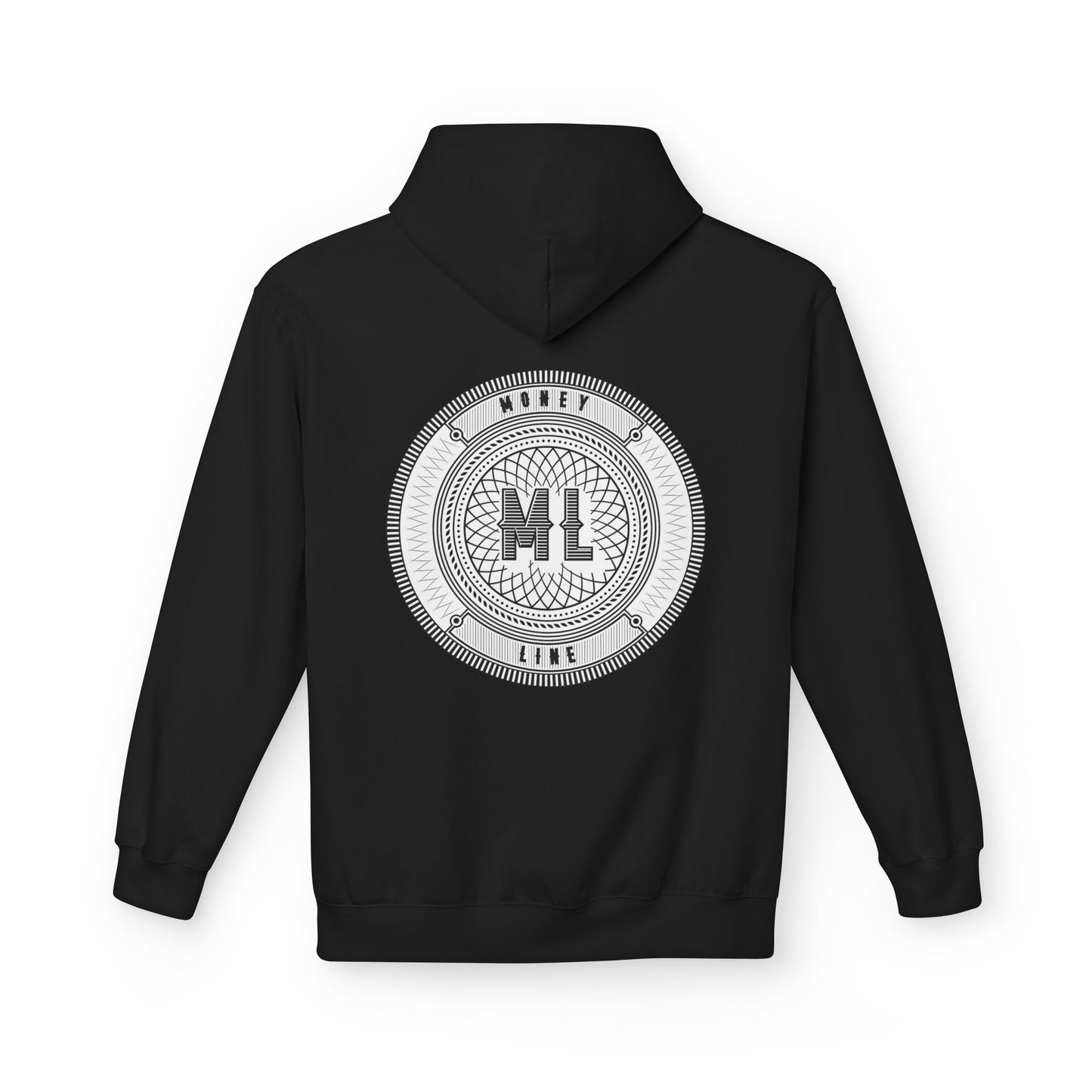 Moneyline Unisex Fleece Hoodie, Cozy Hoodie for Sports Fans, Casual Wear, Unique Gift for Gamers, Fashionable Streetwear