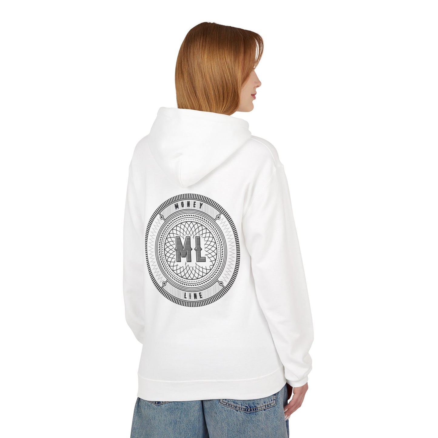 Moneyline Unisex Fleece Hoodie, Cozy Hoodie for Sports Fans, Casual Wear, Unique Gift for Gamers, Fashionable Streetwear