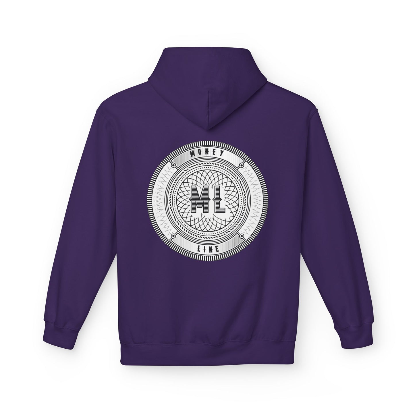 Moneyline Unisex Fleece Hoodie, Cozy Hoodie for Sports Fans, Casual Wear, Unique Gift for Gamers, Fashionable Streetwear