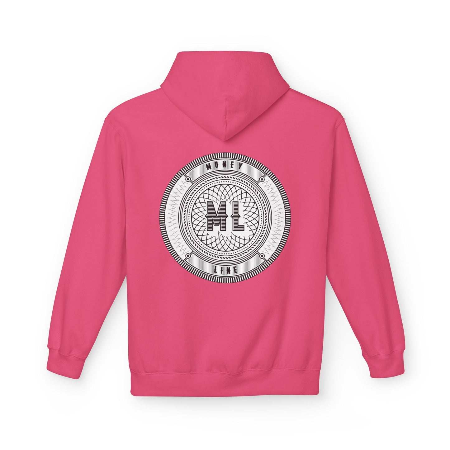 Moneyline Unisex Fleece Hoodie, Cozy Hoodie for Sports Fans, Casual Wear, Unique Gift for Gamers, Fashionable Streetwear