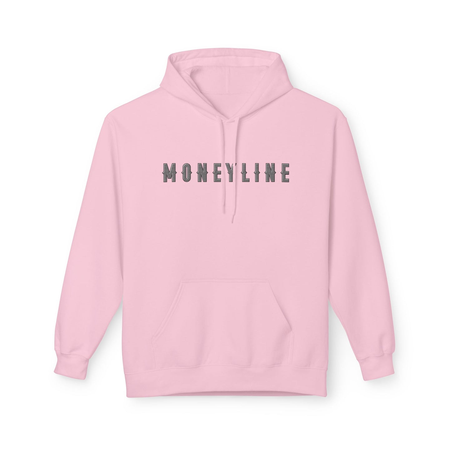 Moneyline Unisex Fleece Hoodie, Cozy Hoodie for Sports Fans, Casual Wear, Unique Gift for Gamers, Fashionable Streetwear