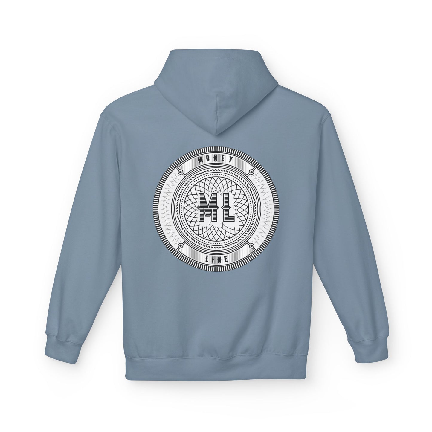 Moneyline Unisex Fleece Hoodie, Cozy Hoodie for Sports Fans, Casual Wear, Unique Gift for Gamers, Fashionable Streetwear