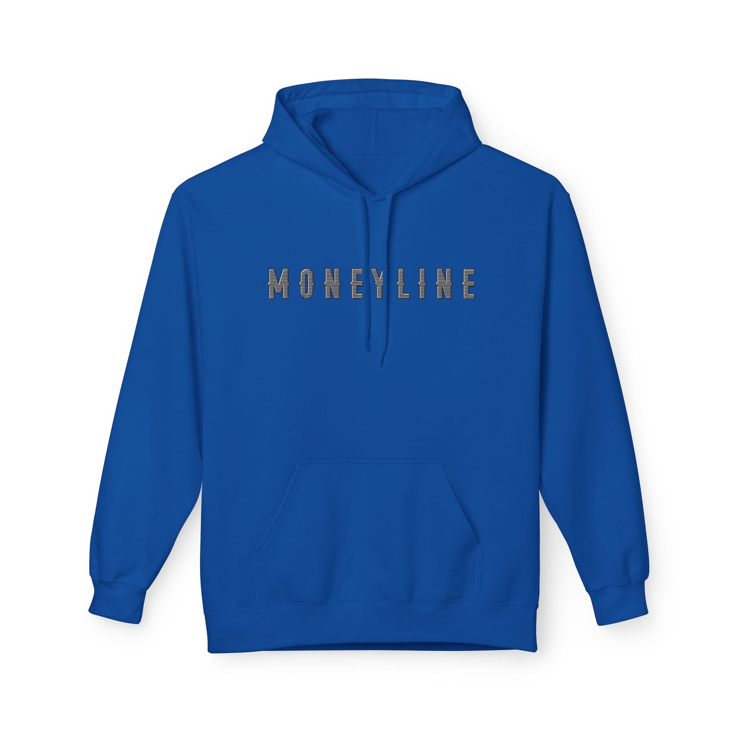 Moneyline Unisex Fleece Hoodie, Cozy Hoodie for Sports Fans, Casual Wear, Unique Gift for Gamers, Fashionable Streetwear