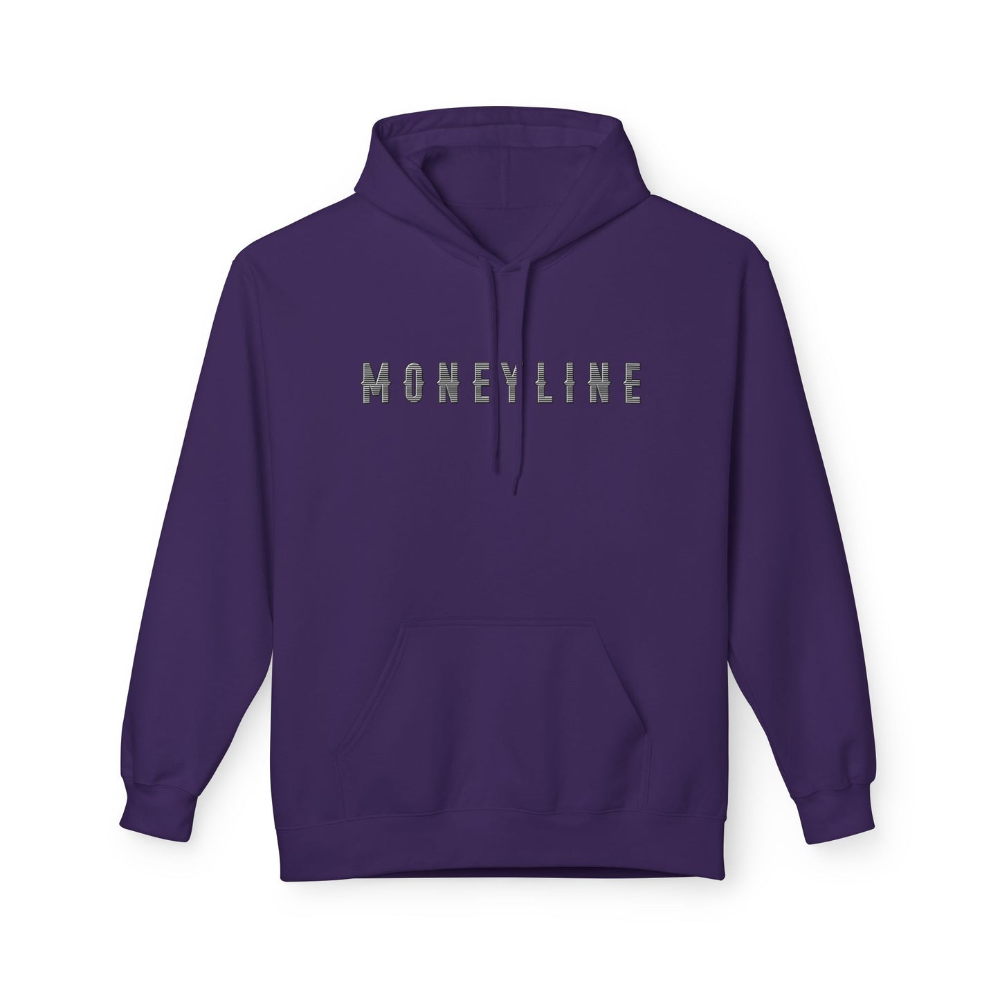 Moneyline Unisex Fleece Hoodie, Cozy Hoodie for Sports Fans, Casual Wear, Unique Gift for Gamers, Fashionable Streetwear